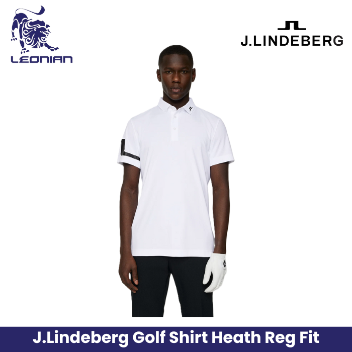 J.Lindeberg Heath Regular Fit Golf Polo Men's Shirt