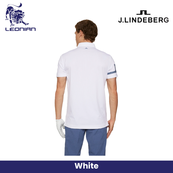 J.Lindeberg Heath Strike Polo Men's Golf Shirt