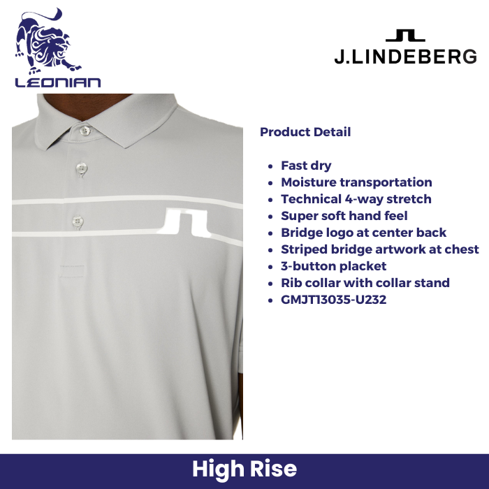 J.Lindeberg Klas Polo Men's Golf Shirt