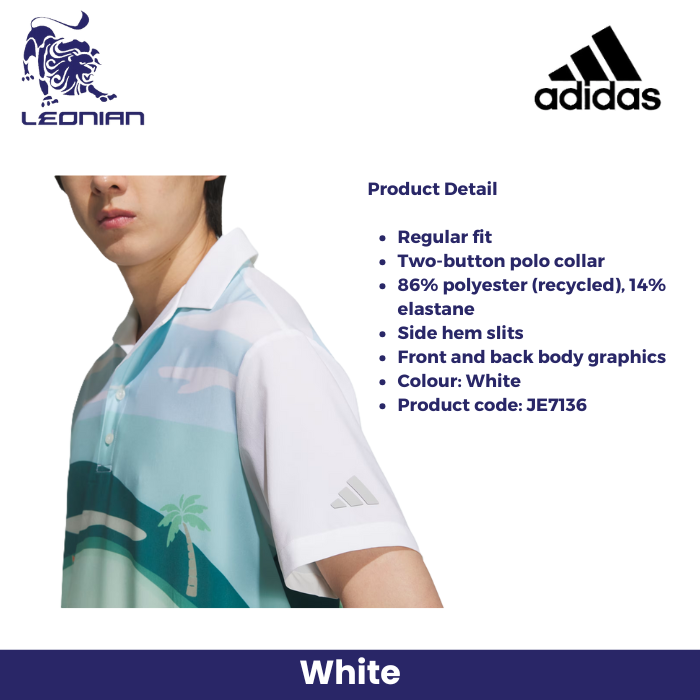 Adidas Playgreen All Over Print Polo