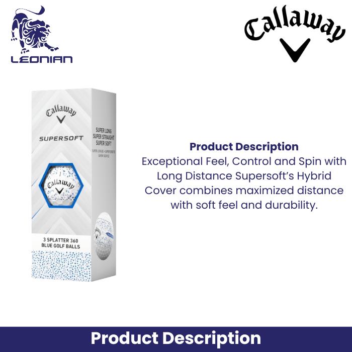 Callaway Supersoft Splatter 360 Golf Ball 2025