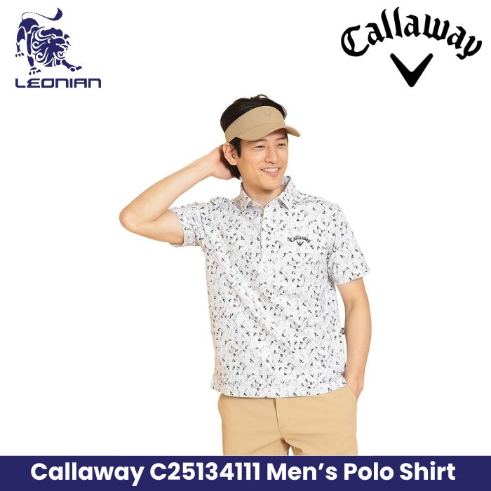 Callaway C25134111 Men's Short Sleeve Polo Shirt