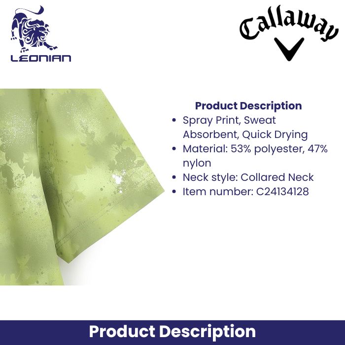 Callaway C24134128 Men's Short Sleeve Polo Shirt