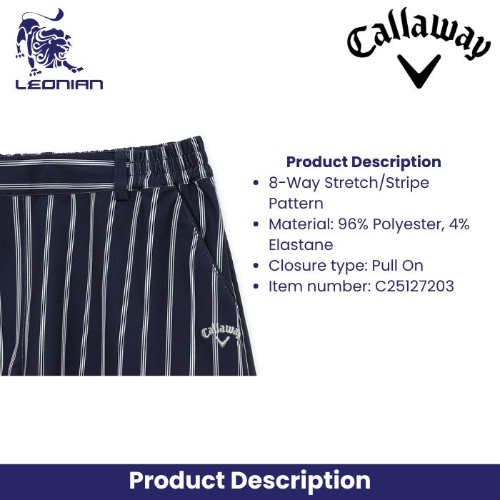 Callaway C25127203 Women's Shorts