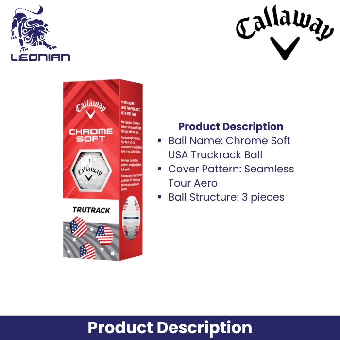 Callaway Chrome Soft USA Trutrack Golf Ball