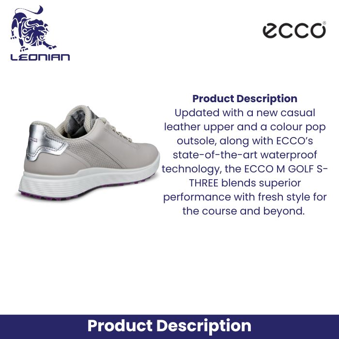 Ecco Golf S-Three Casual Women's Golf Shoes