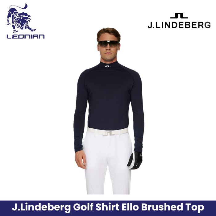 J.Lindeberg Ello Brushed Top Men's Golf Shirt
