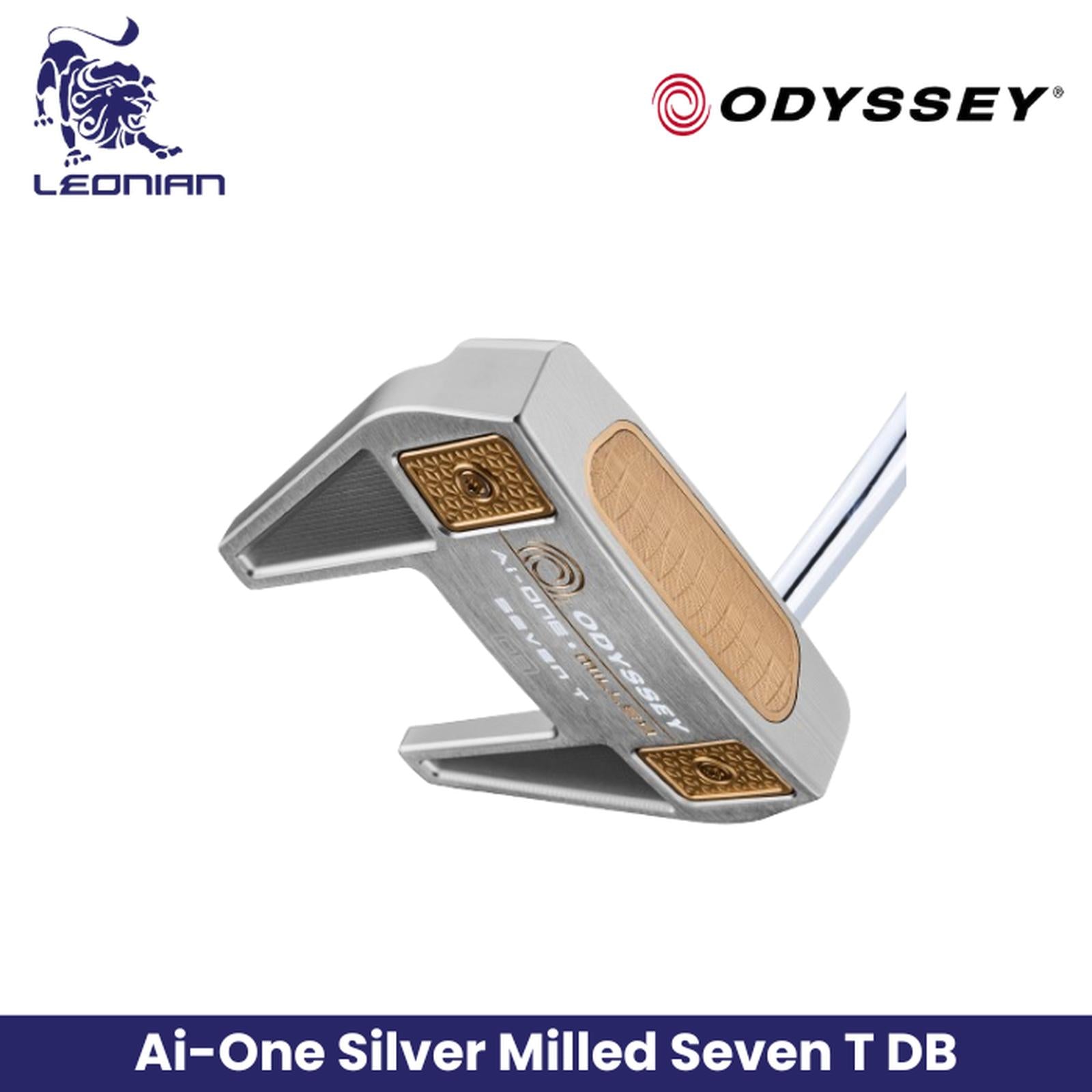 Odyssey Ai-ONE Silver Milled Seven T DB Putter Golf