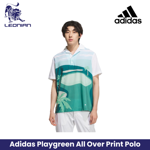 Adidas Playgreen All Over Print Polo