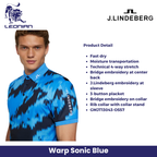 J.Lindeberg Tour Tech Print Polo Men's Golf Shirt