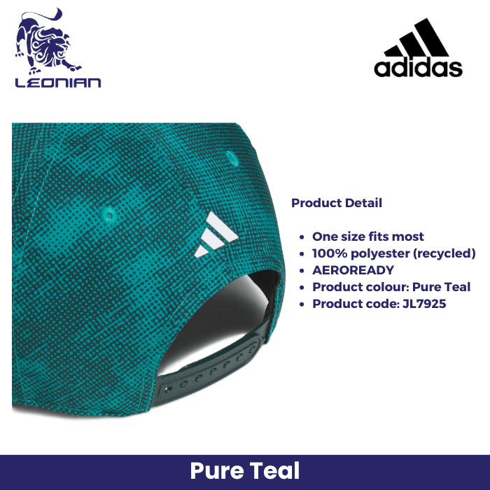 Adidas Golf Tour Print Snapback Cap