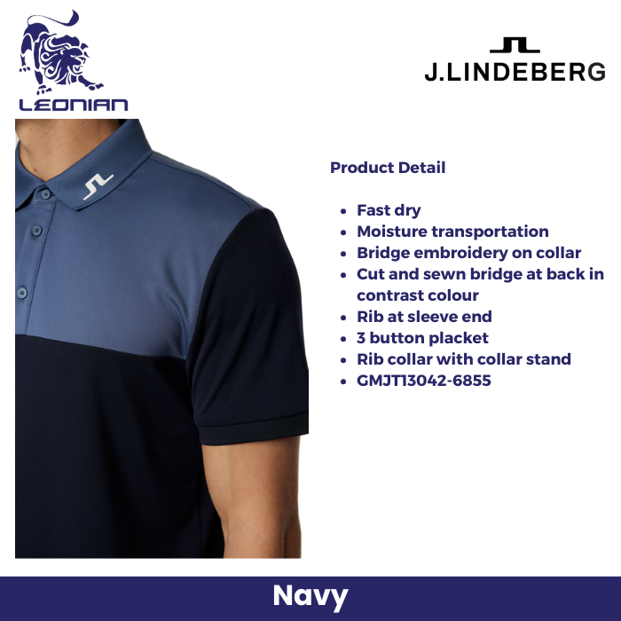 J.Lindeberg Jeff Polo Men's Golf Shirt