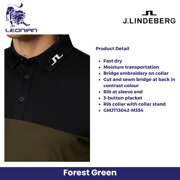 J.Lindeberg Jeff Polo Men's Golf Shirt