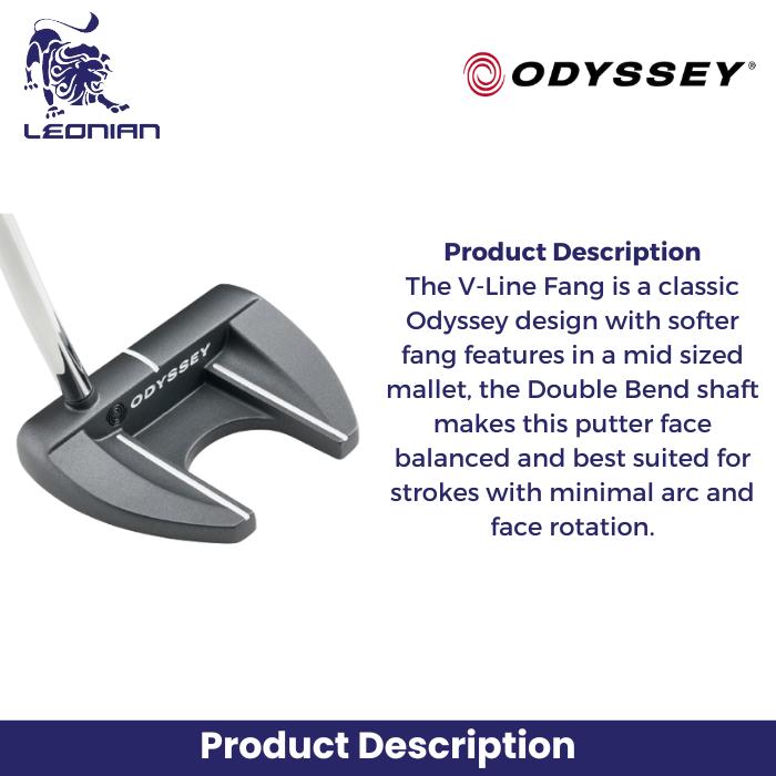 Tongkat Golf Putter Odyssey DFX25 V-Line Fang DB