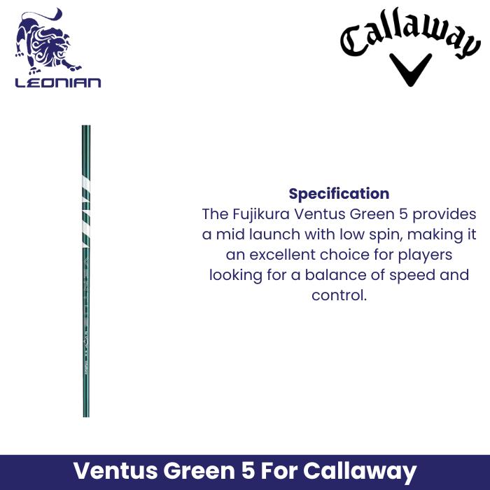 Tongkat Golf Hibrida Callaway Elyte - VENTGRN50