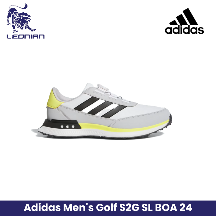 Adidas Men's Golf Shoes S2GSL BOA 24 Wide Spikeless