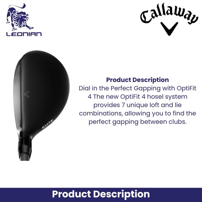 Tongkat Golf Hibrida Callaway Elyte X
