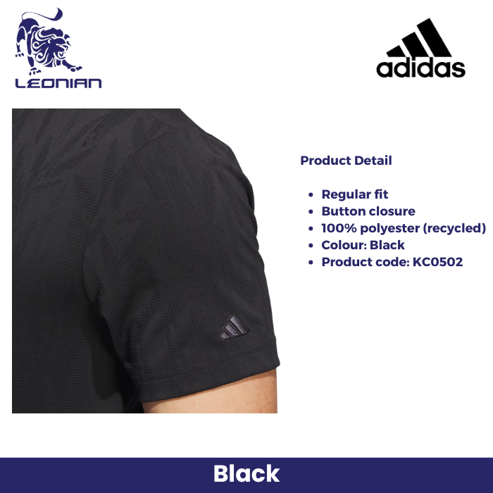 Adidas Men's Golf Shirt Go-To Textured Polo