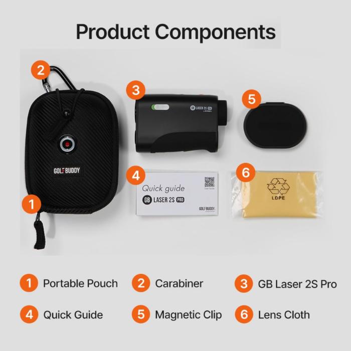 Rangefinder Golf Buddy GB Laser 2S Pro