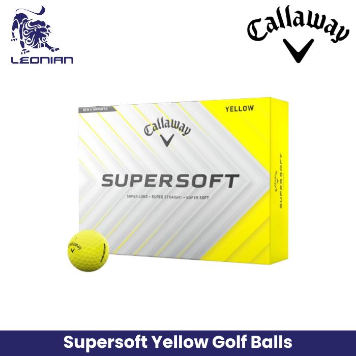 Bola Golf Callaway Supersoft Kuning 2025