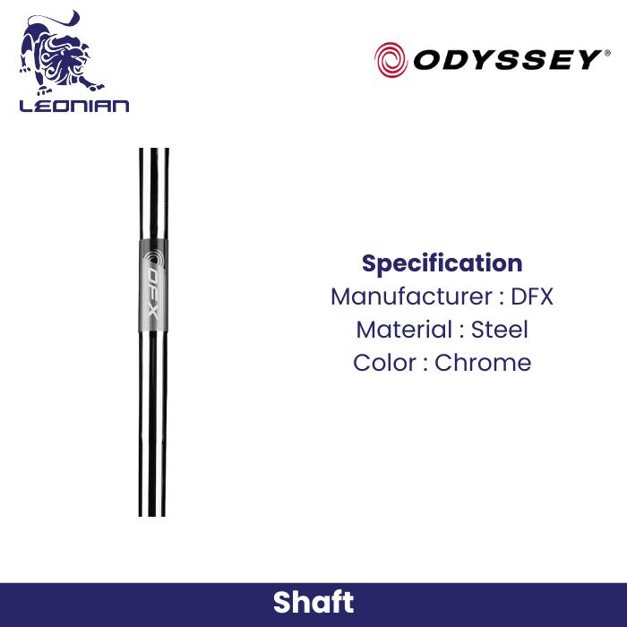 Tongkat Golf Putter Odyssey DFX25 V-Line Fang DB