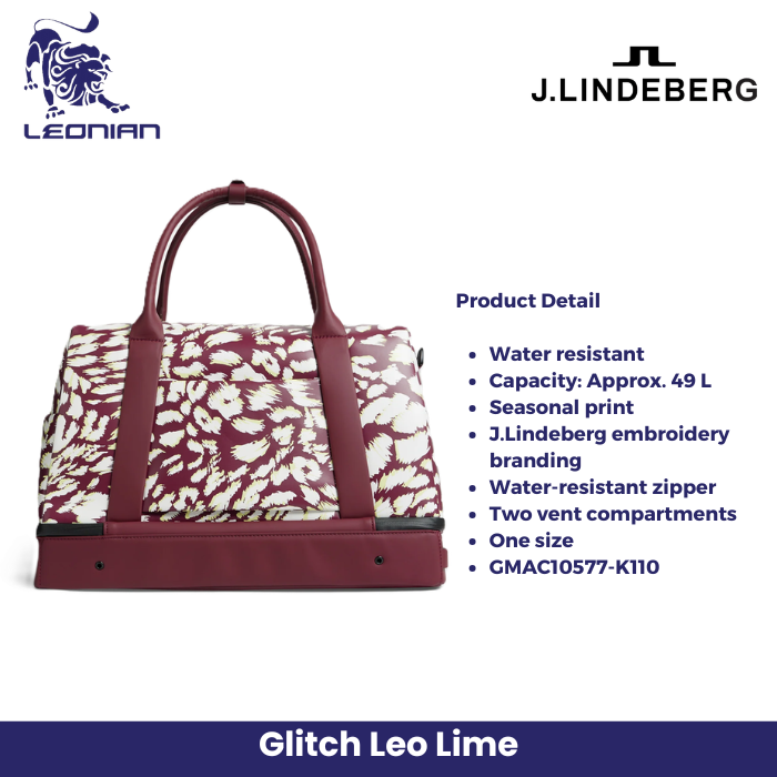 J.Lindeberg Boston Bag Print