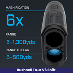 Bushnell V6 Tour V6 Shift - Black