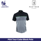 PGA Tour Shirt Color Block Polo