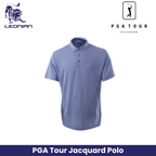 PGA Tour Shirt Color Micro Jacquard Polo