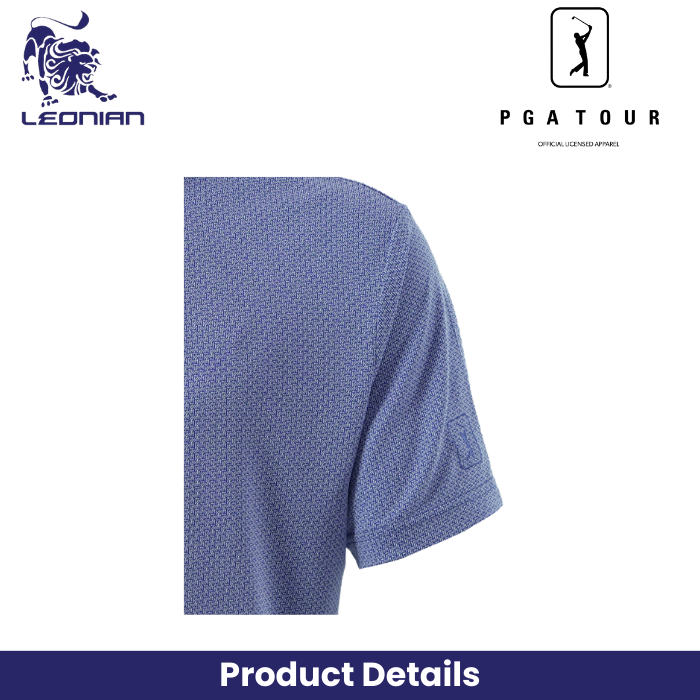 PGA Tour Shirt Color Micro Jacquard Polo