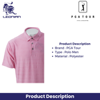 PGA Tour Shirt Jaspe Airflux Polo