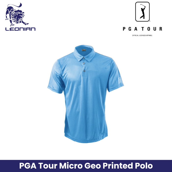 Kaos PGA Tour Polo Micro Geo Printed