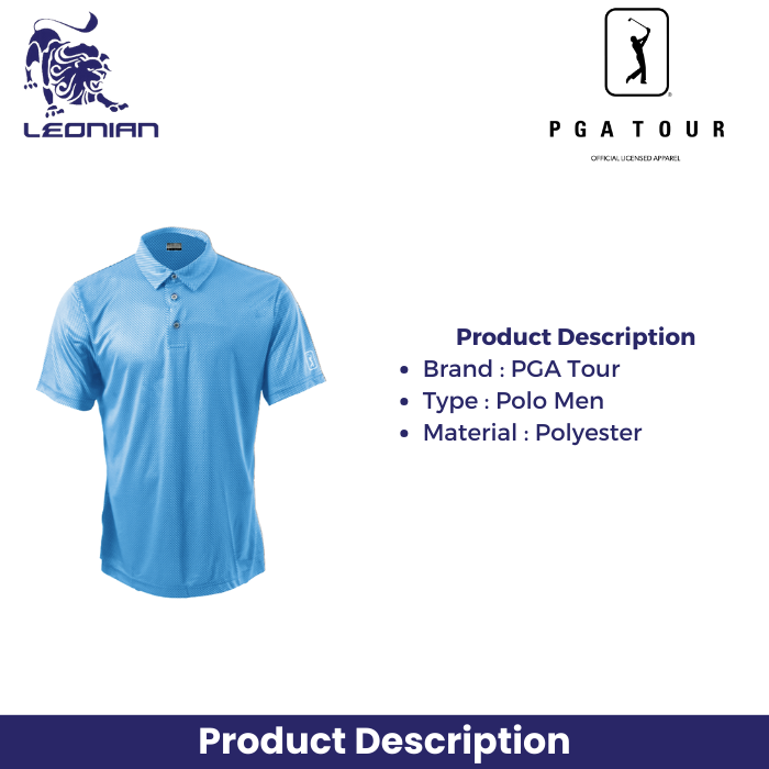 Kaos PGA Tour Polo Micro Geo Printed