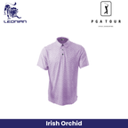 PGA Tour Shirt Golf Ball Geo Printed Polo