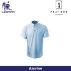 PGA Tour Shirt Golf Ball Geo Printed Polo