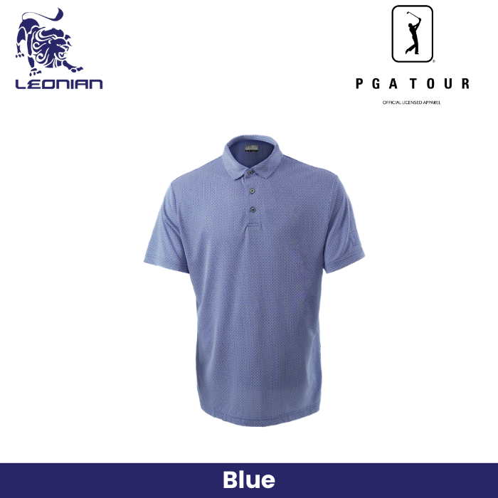Kaos PGA Tour Warna Micro Jacquard Polo 
