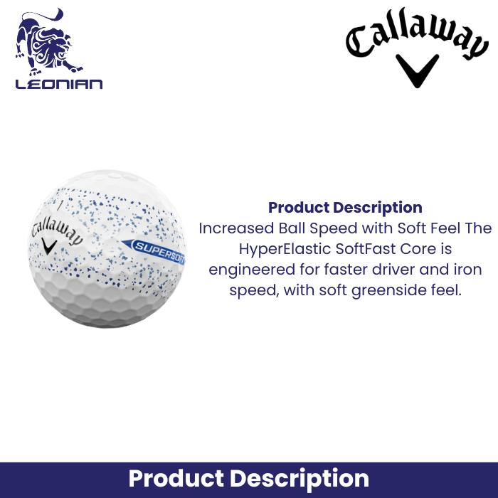 Bola Golf Callaway Supersoft Splatter 360 2025
