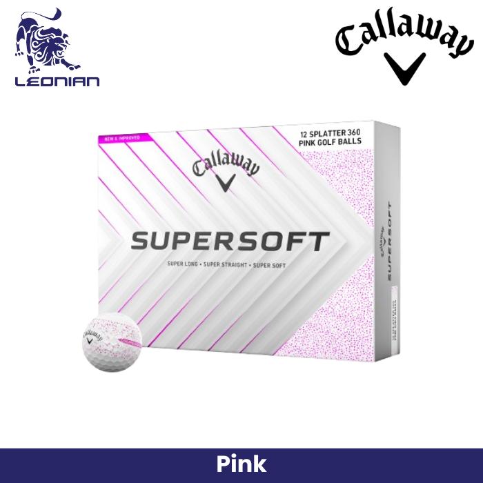 Bola Golf Callaway Supersoft Splatter 360 2025