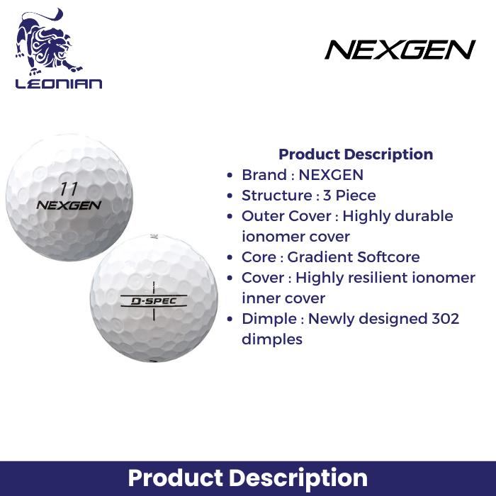 Bola Golf Nexgen D-Spec 24
