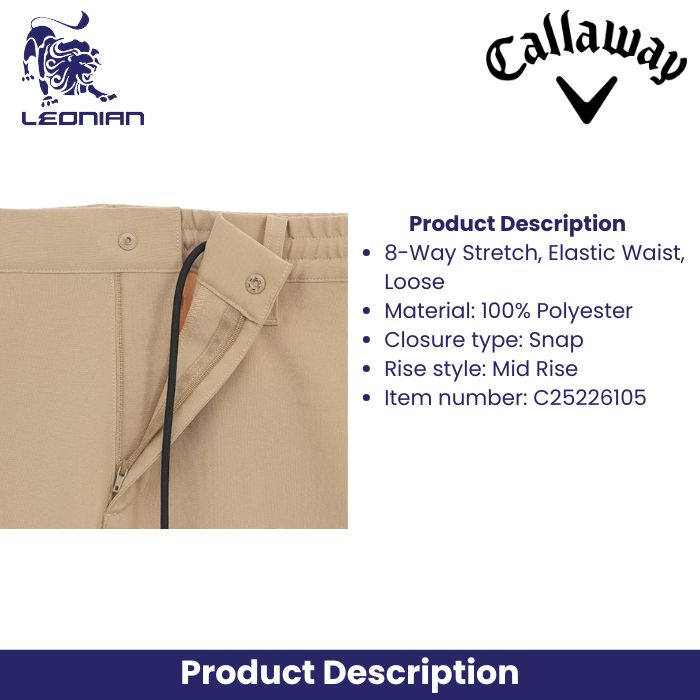Callaway C25226105 Men's Relaxed Pants
