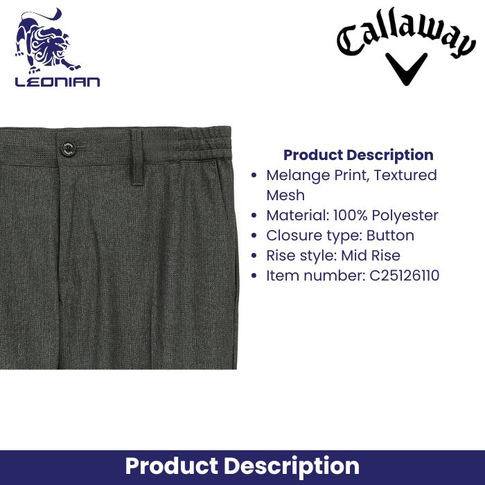 Callaway C25126110 Men's Long Pants