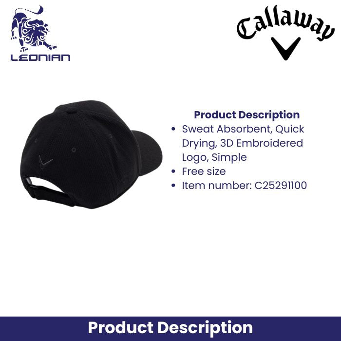 Callaway C25291100 Men's Corduroy Cap