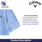 Callaway C25134115 Men's Short Sleeve Polo Shirt