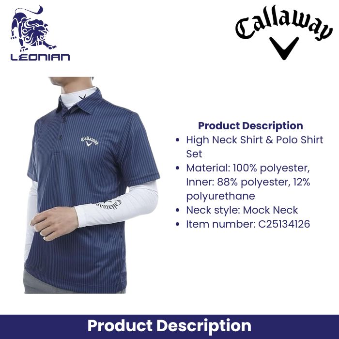 Callaway C25134126 Men's Layered Shirt