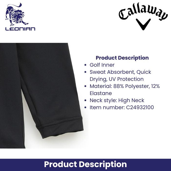 Callaway C24932100 Men's Long Sleeve Shirt Golf Inner