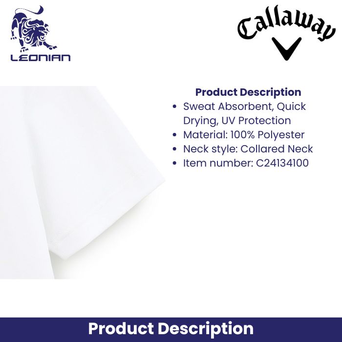 Callaway C24134100 Men's Short Sleeve Polo Shirt