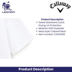 Callaway C24134100 Men's Short Sleeve Polo Shirt
