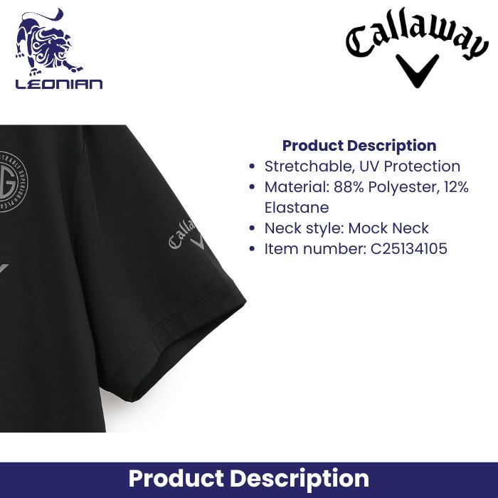 Callaway C25134105 Men's Short Sleeve Shirt