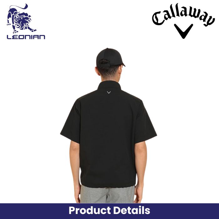 Callaway C25116100 Men's Water Repellent Short Sleeve Blouson Golf Outerwear