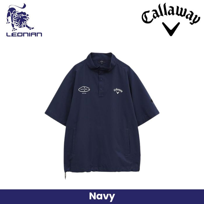 Callaway C25116100 Men's Water Repellent Short Sleeve Blouson Golf Outerwear